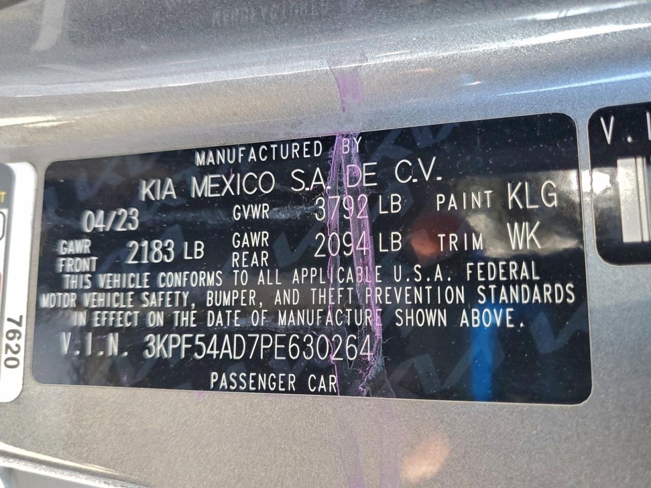 2023 KIA FORTE