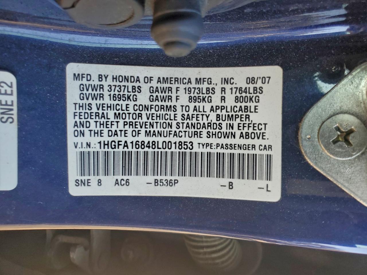 2008 HONDA CIVIC