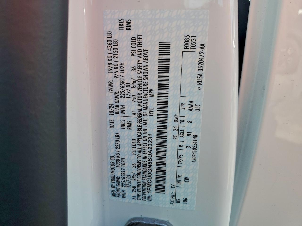 2025 FORD ESCAPE