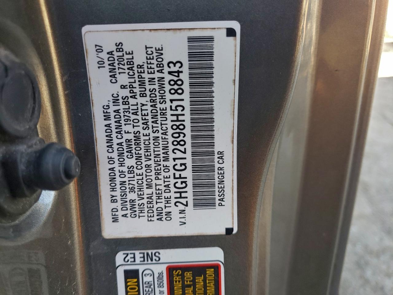 2008 HONDA CIVIC