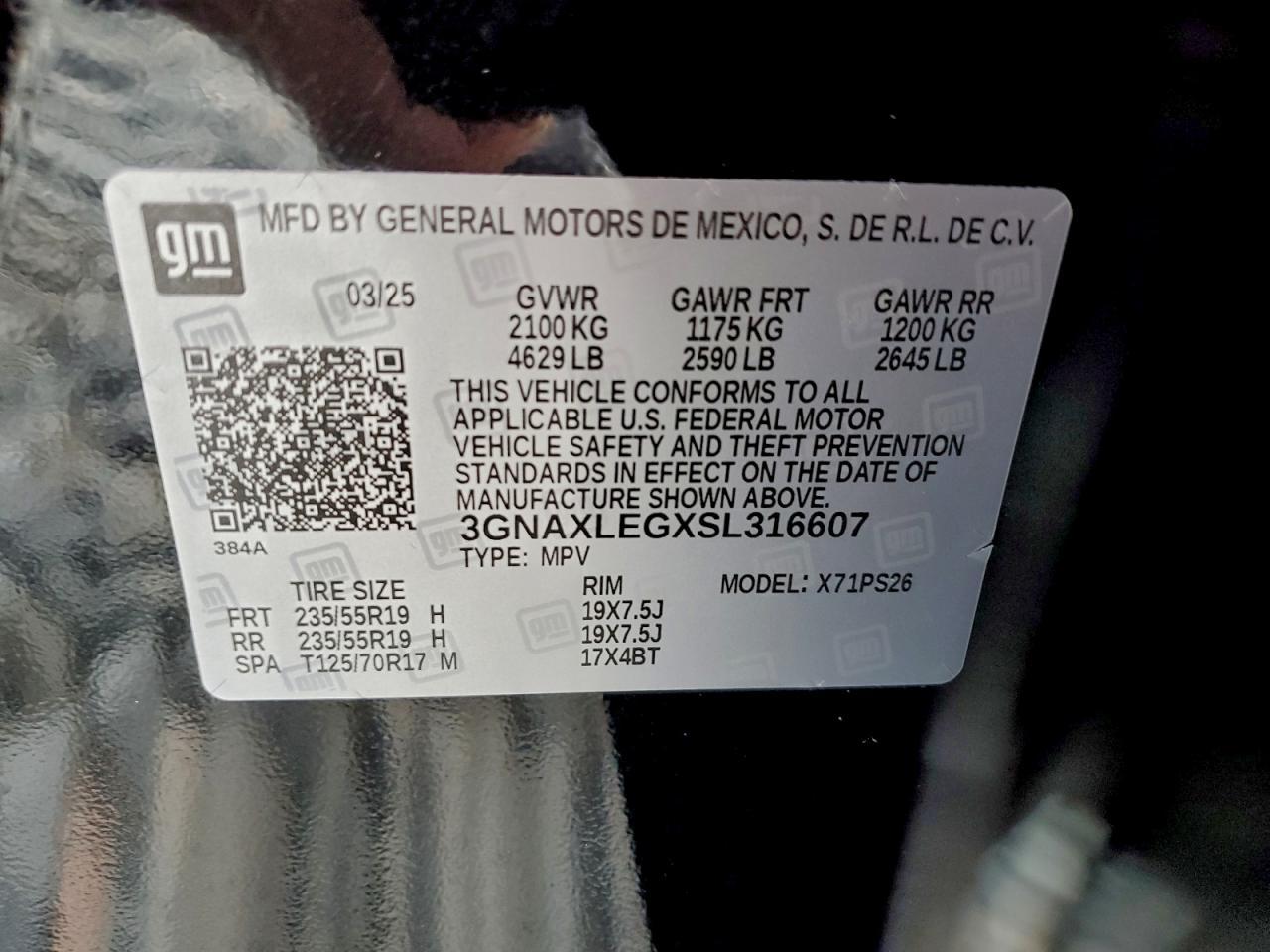 2025 CHEVROLET EQUINOX