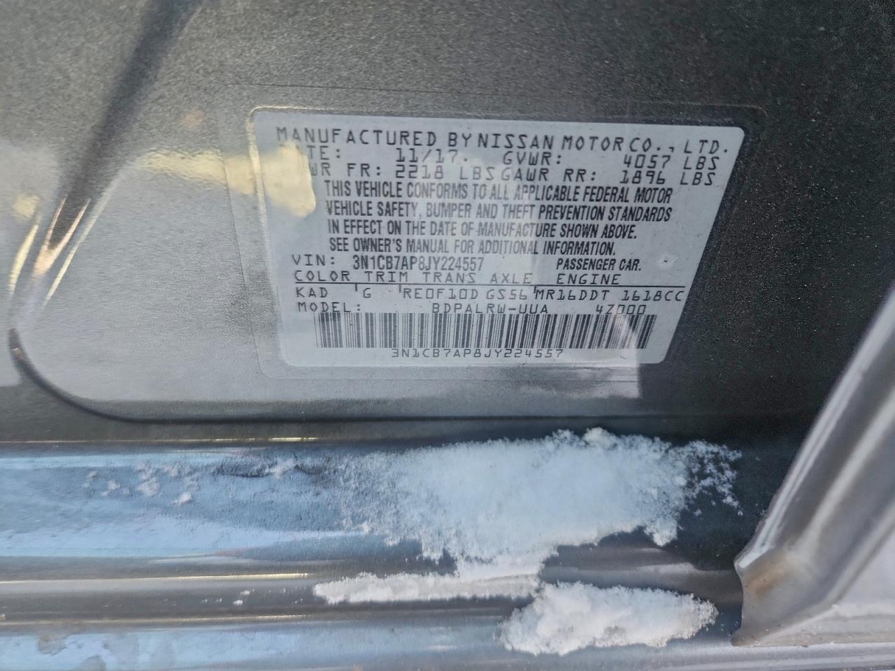 2018 NISSAN SENTRA