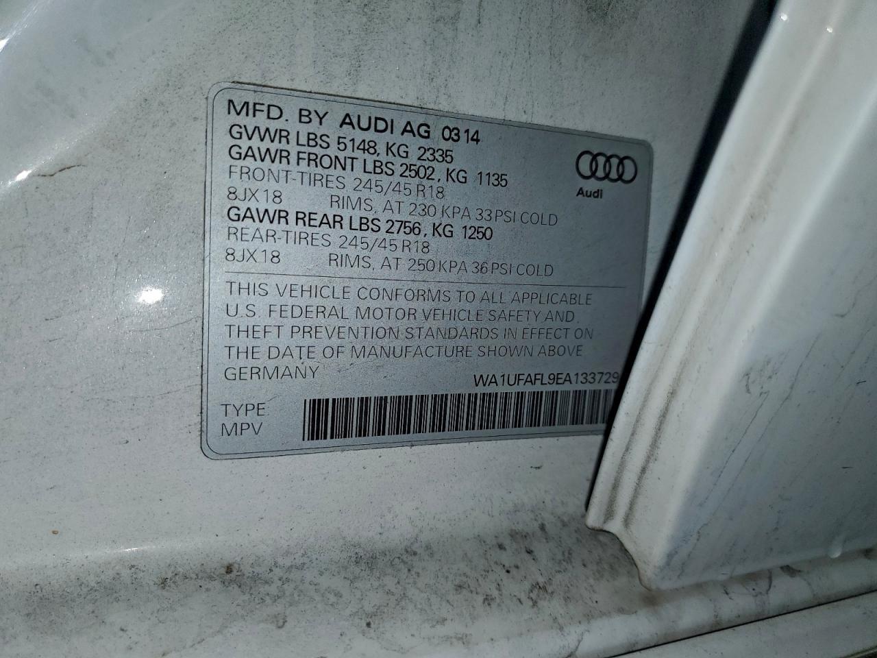 2014 AUDI A4 allroad