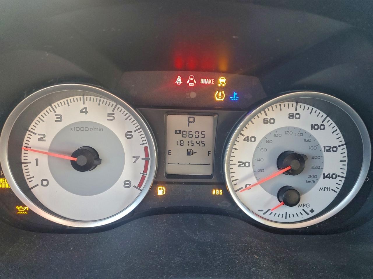 2012 SUBARU IMPREZA