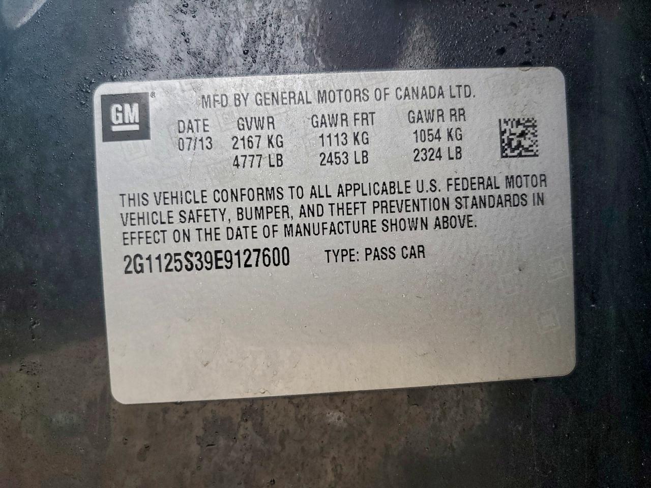 2014 CHEVROLET IMPALA