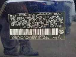 2007 LEXUS ES 350