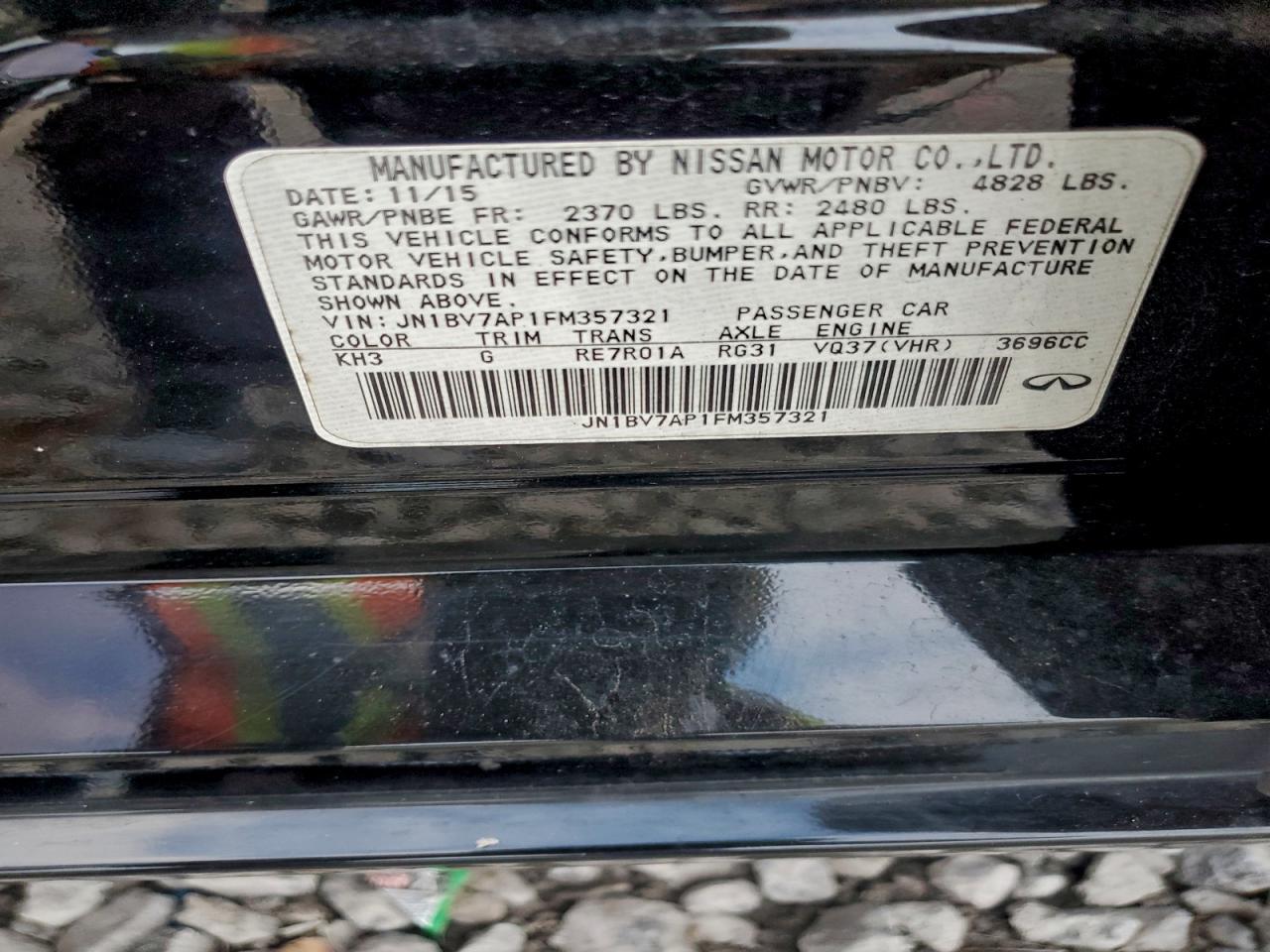 2015 INFINITI Q50
