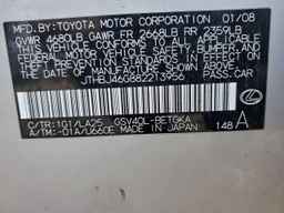 2008 LEXUS ES 350