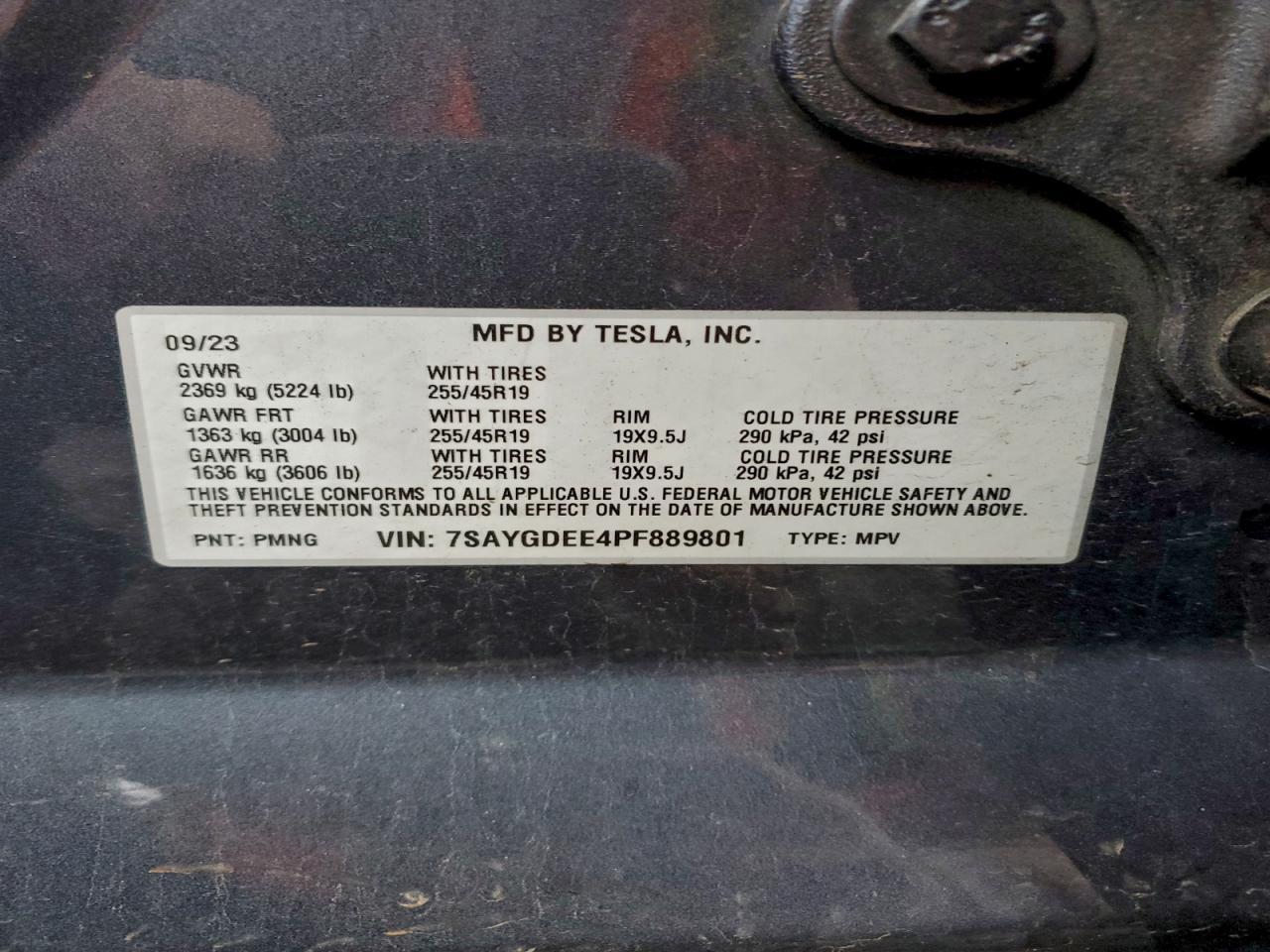 2023 TESLA MODEL Y
