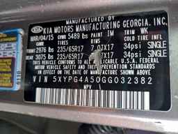 2016 KIA SORENTO