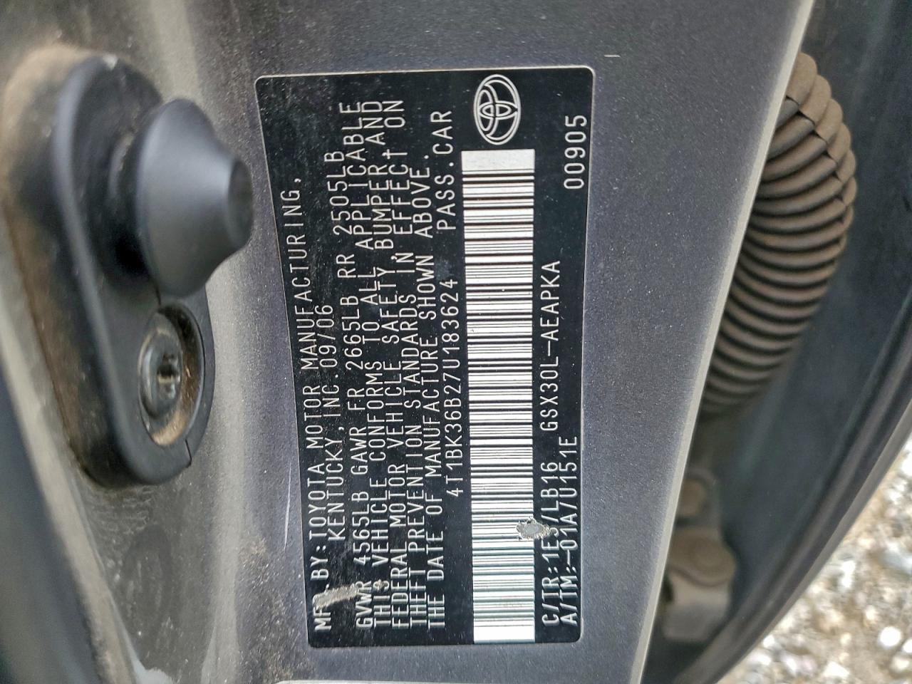 2007 TOYOTA Avalon