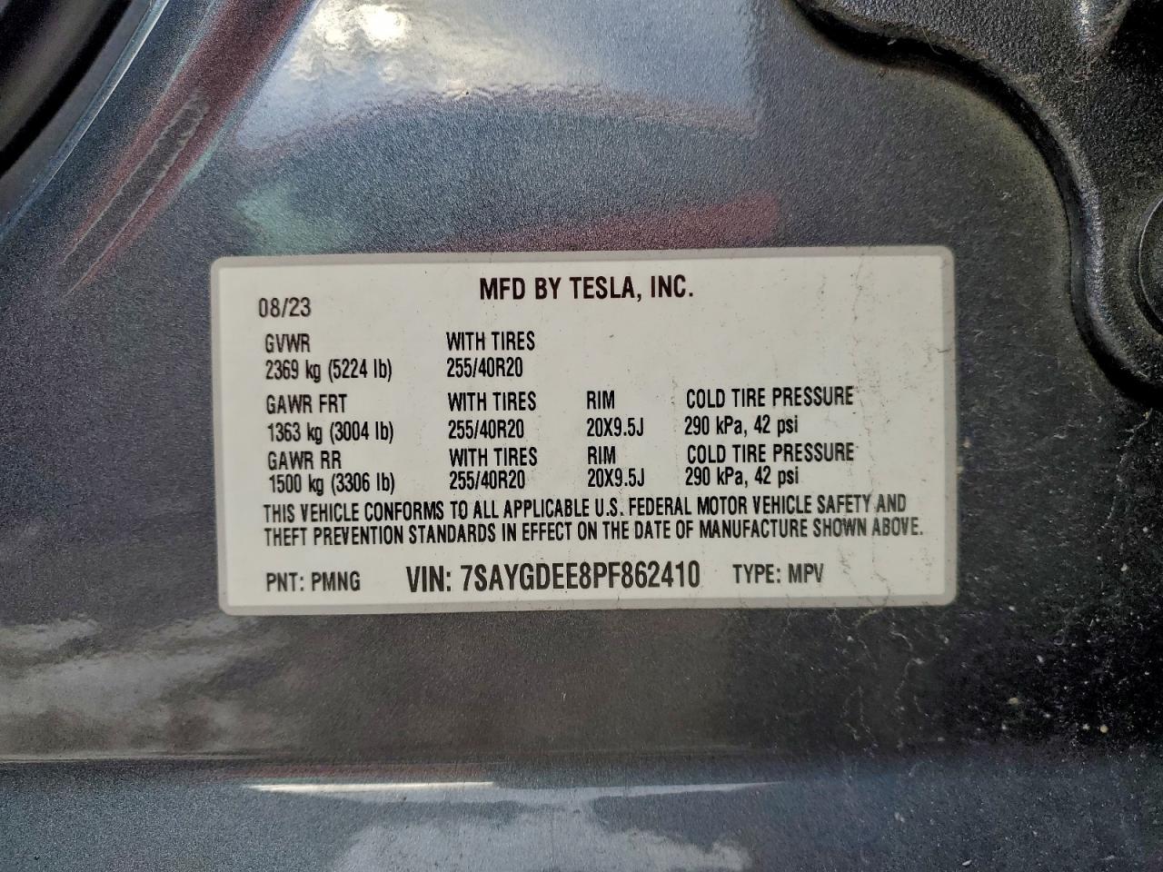 2023 TESLA MODEL Y