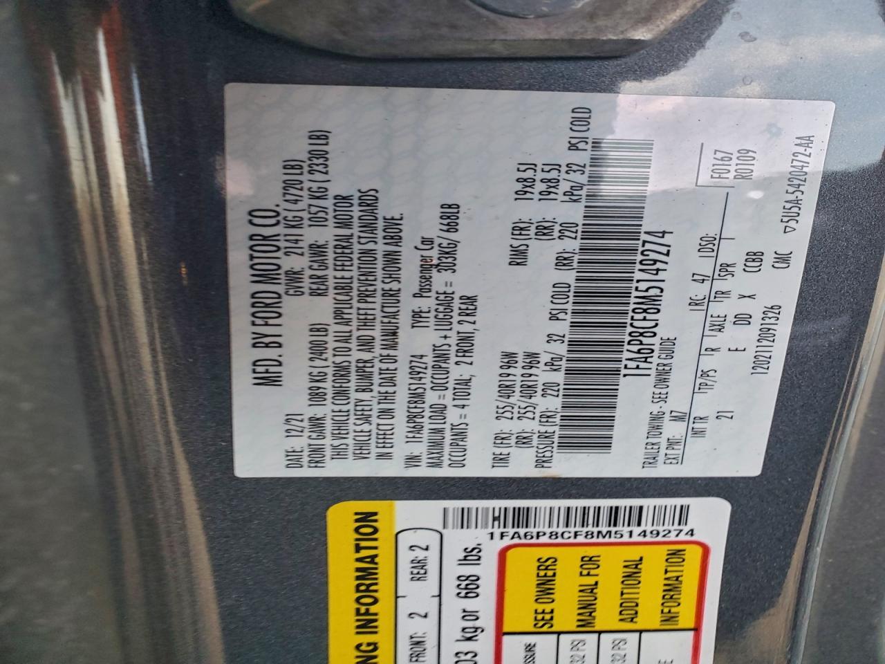 2021 FORD MUSTANG