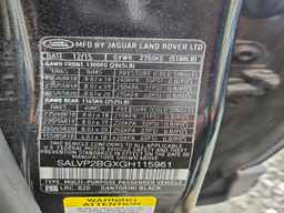 2016 LAND ROVER RANGE ROVER EVOQUE