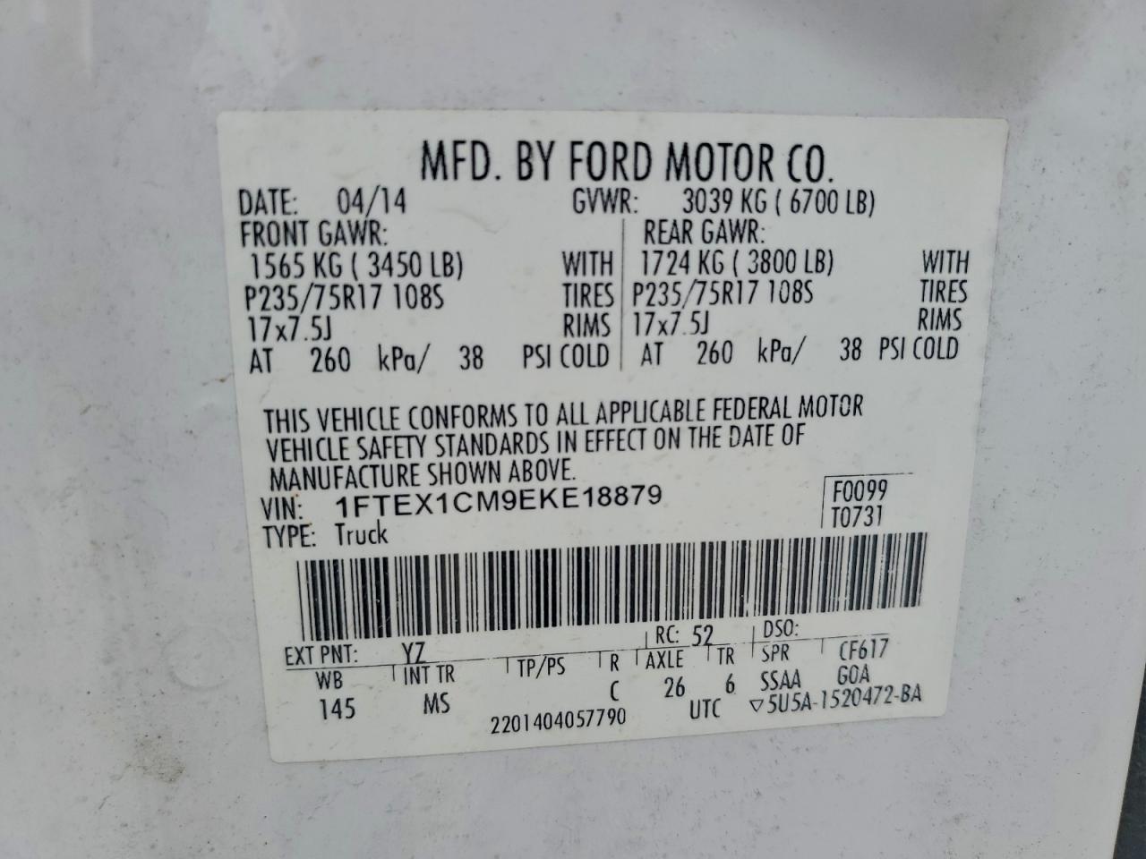 2014 FORD F-150