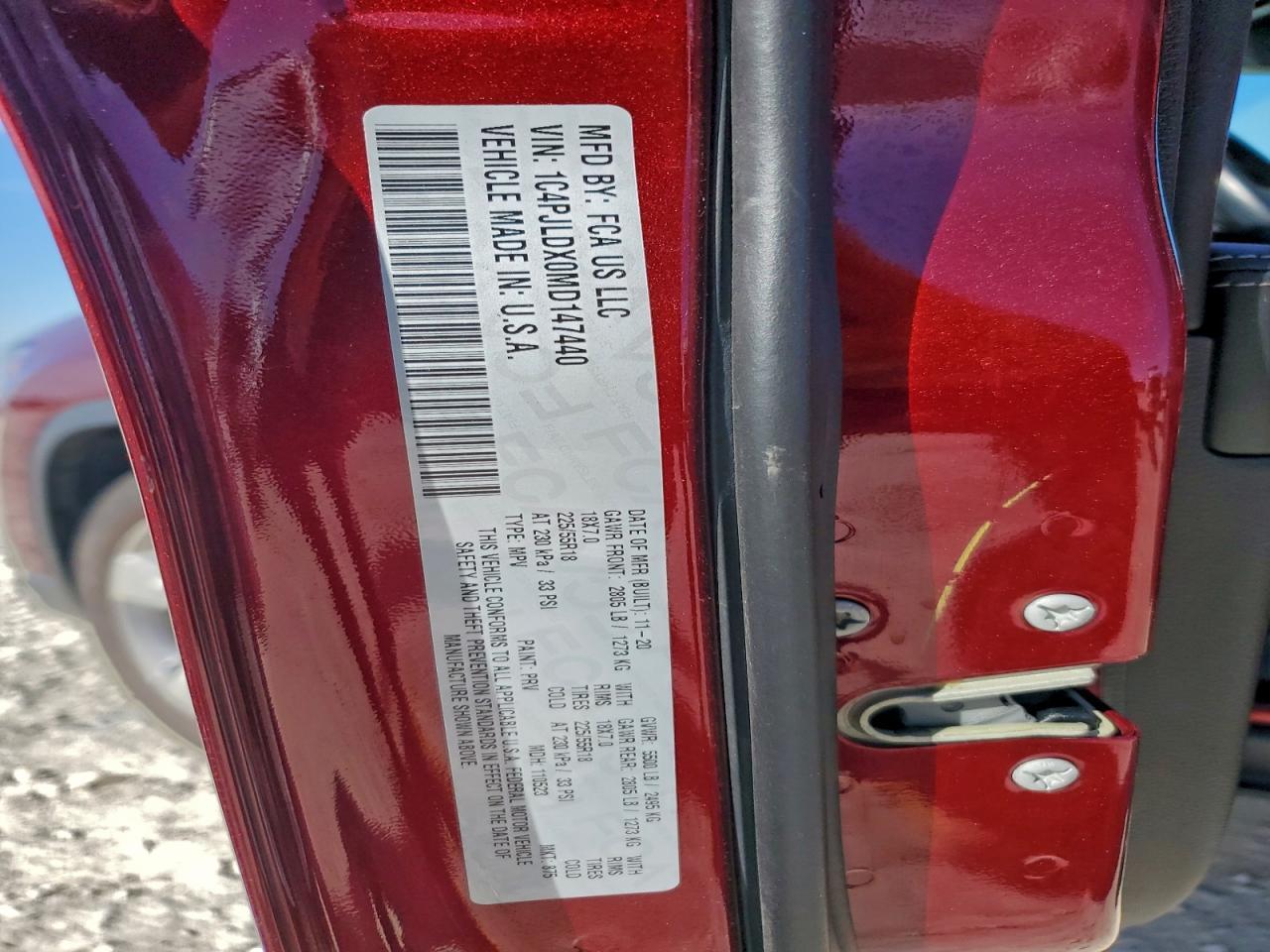 2021 JEEP CHEROKEE