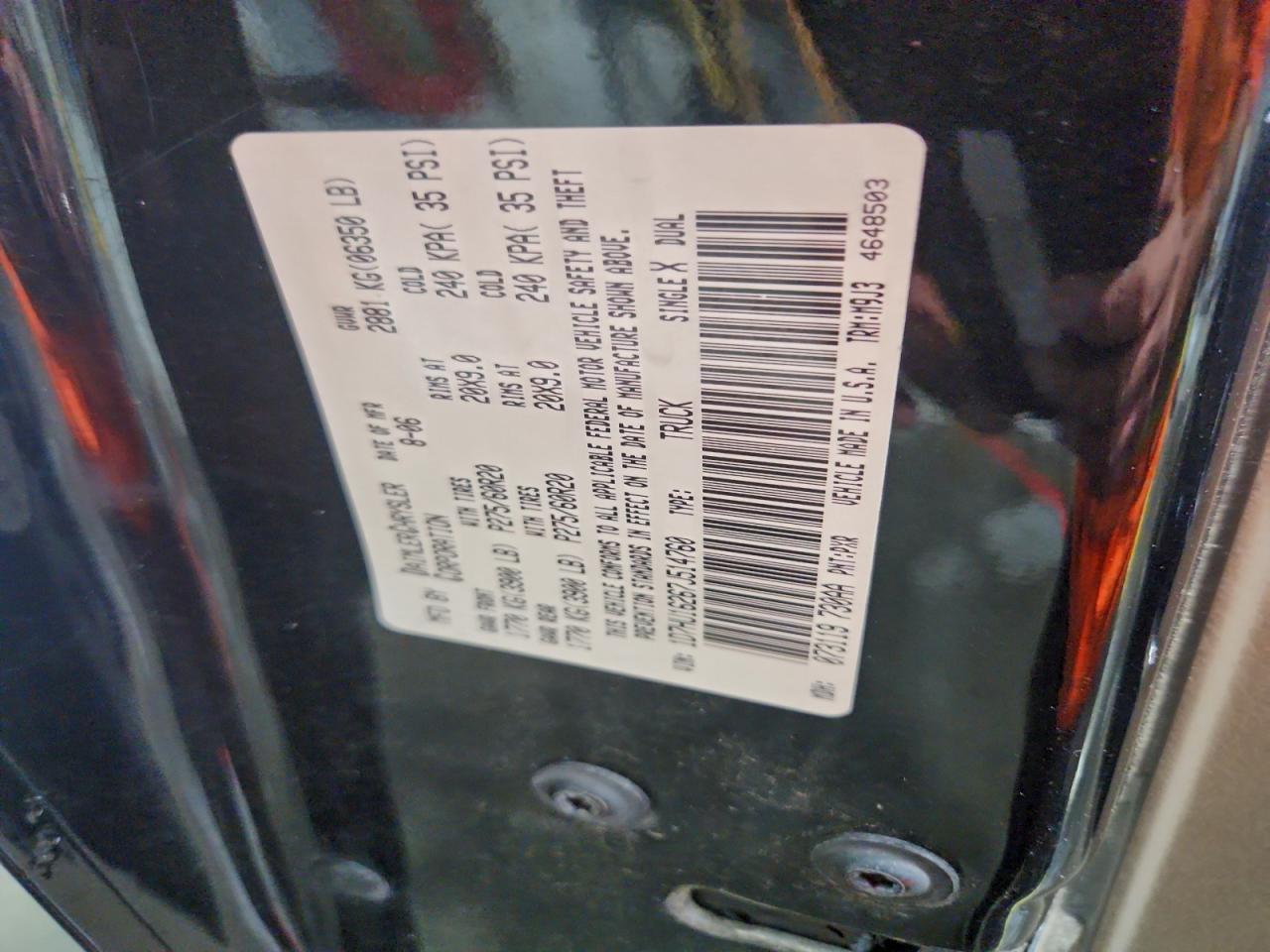2007 DODGE RAM 1500