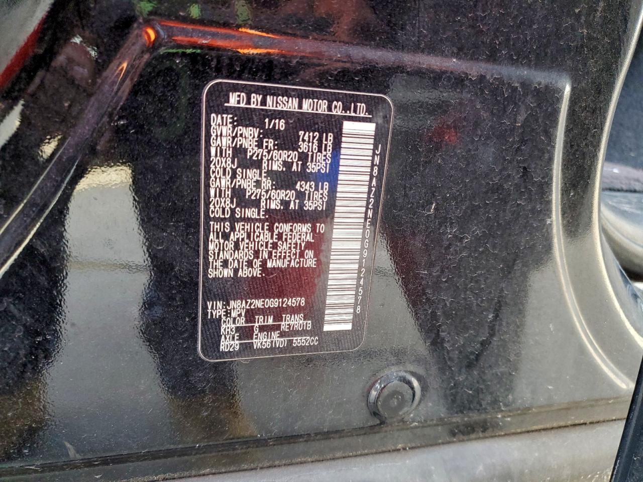 2016 INFINITI QX80