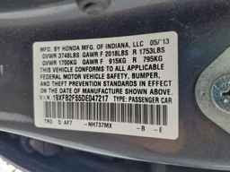 2013 HONDA CIVIC