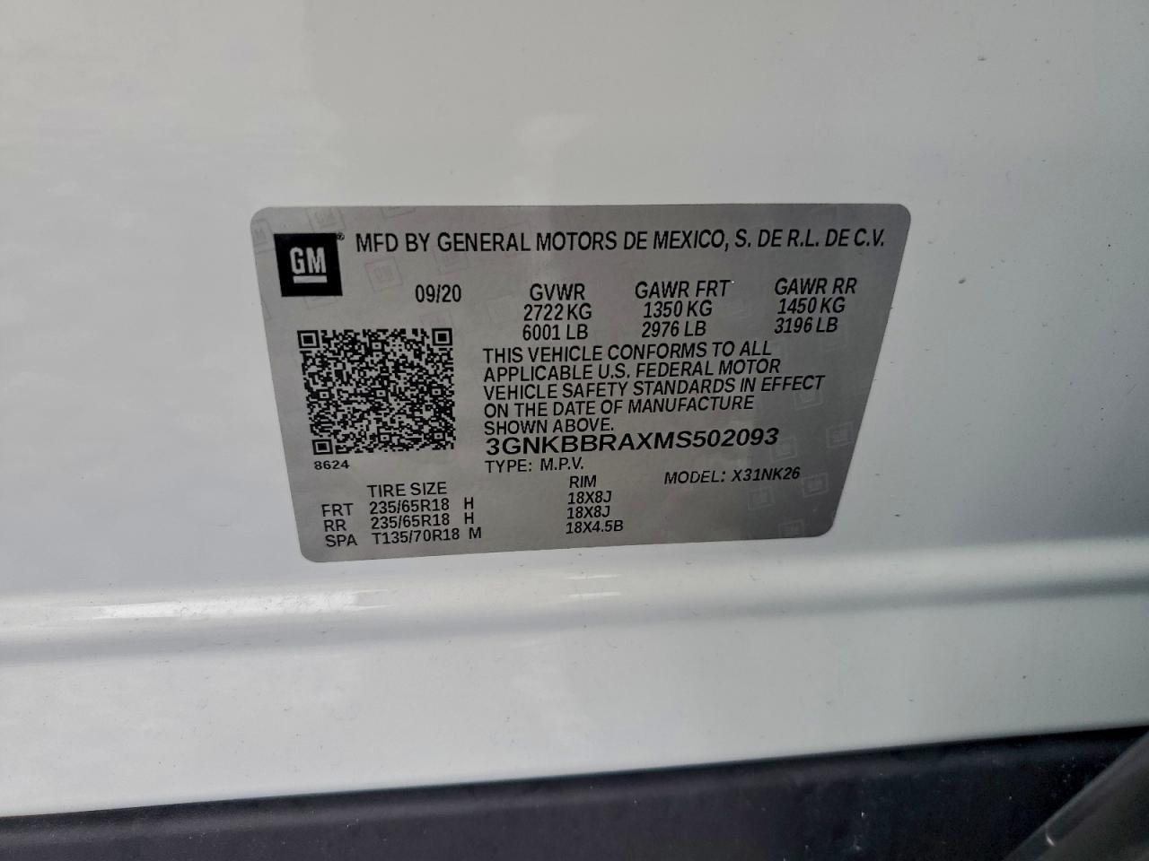 2021 CHEVROLET BLAZER