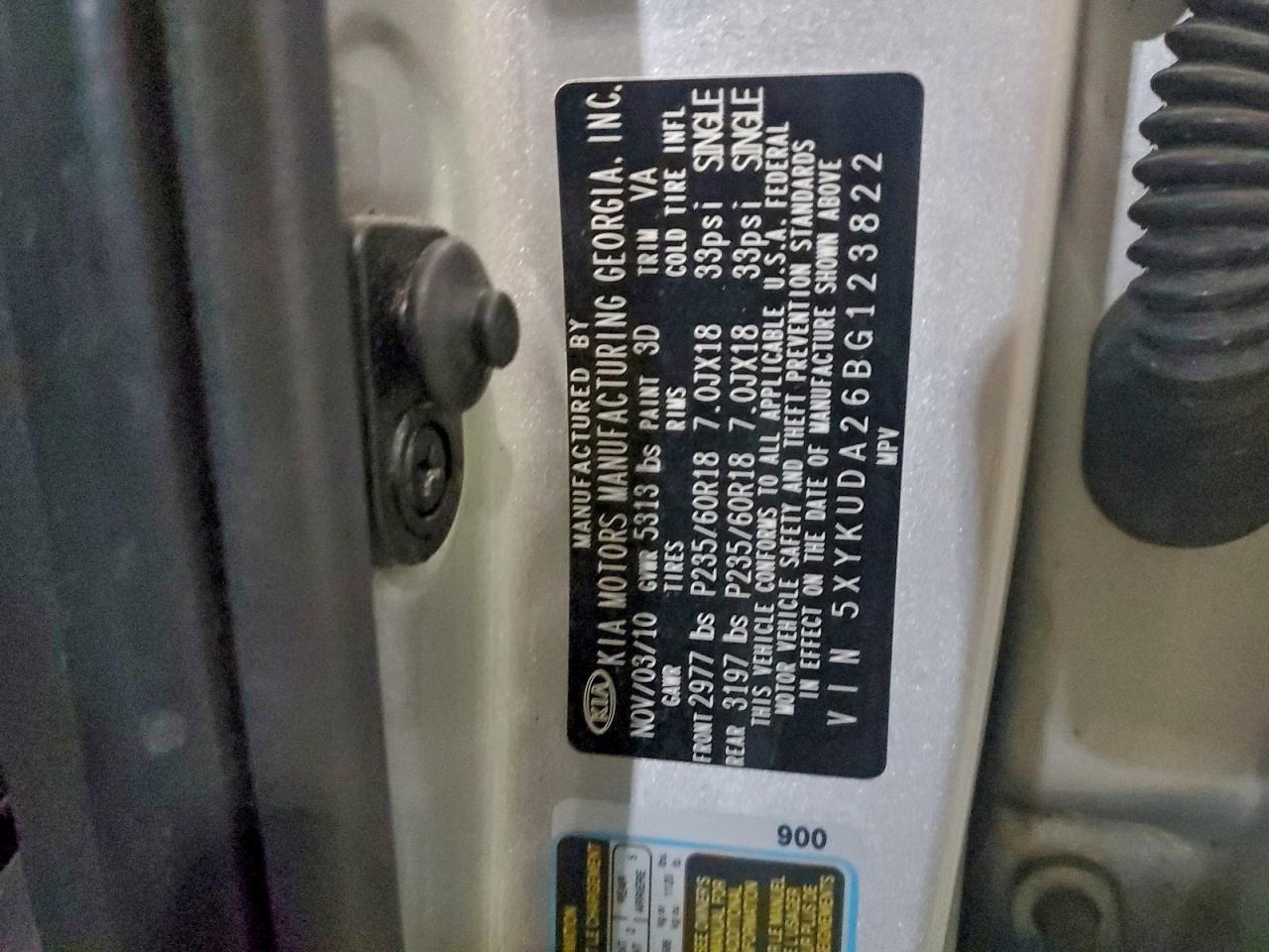 2011 KIA SORENTO
