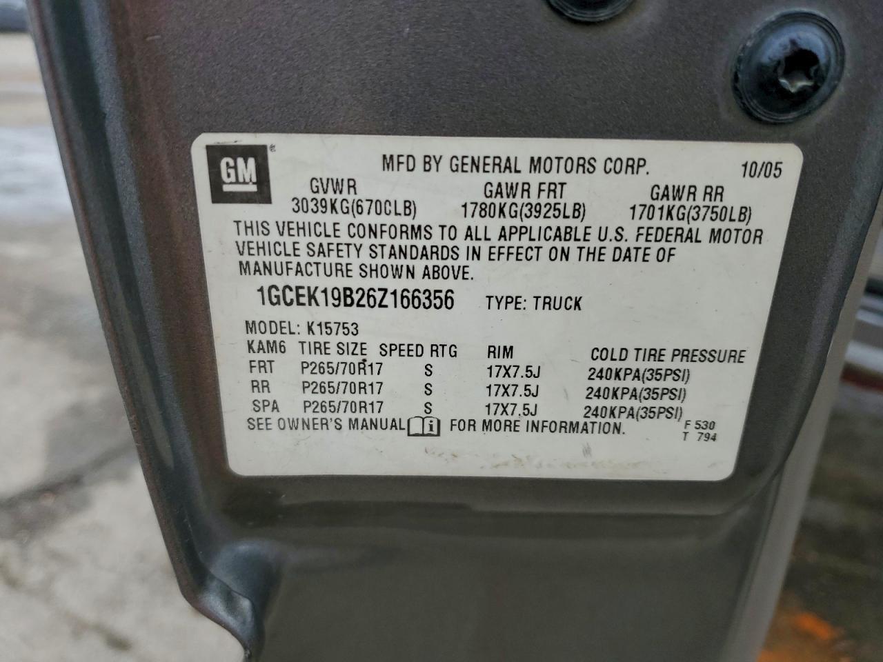 2006 CHEVROLET Silverado
