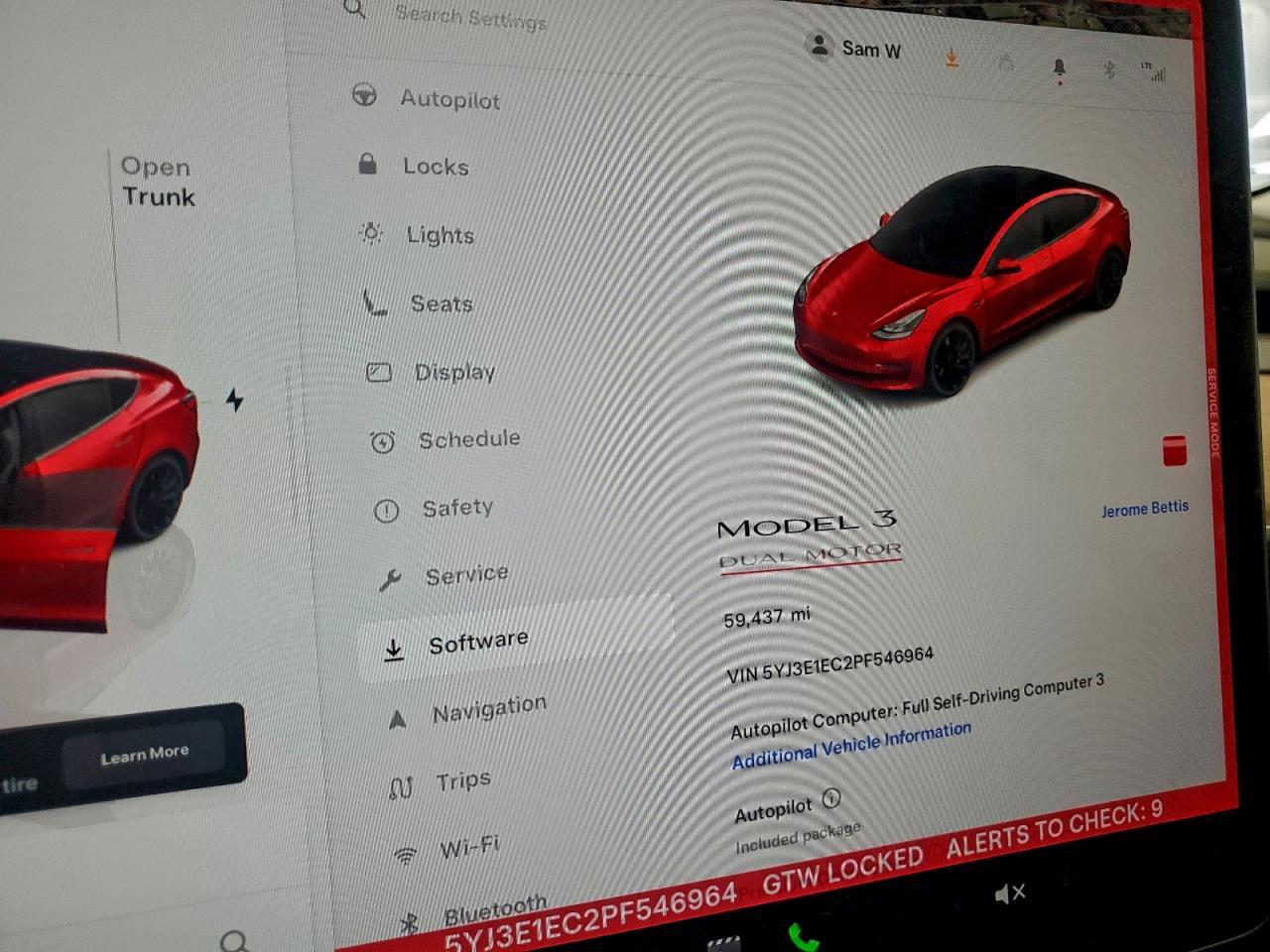 2023 TESLA MODEL 3