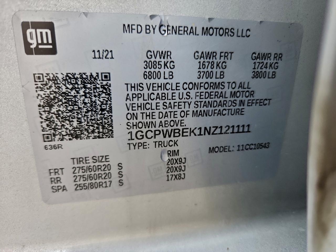 2022 CHEVROLET Silverado