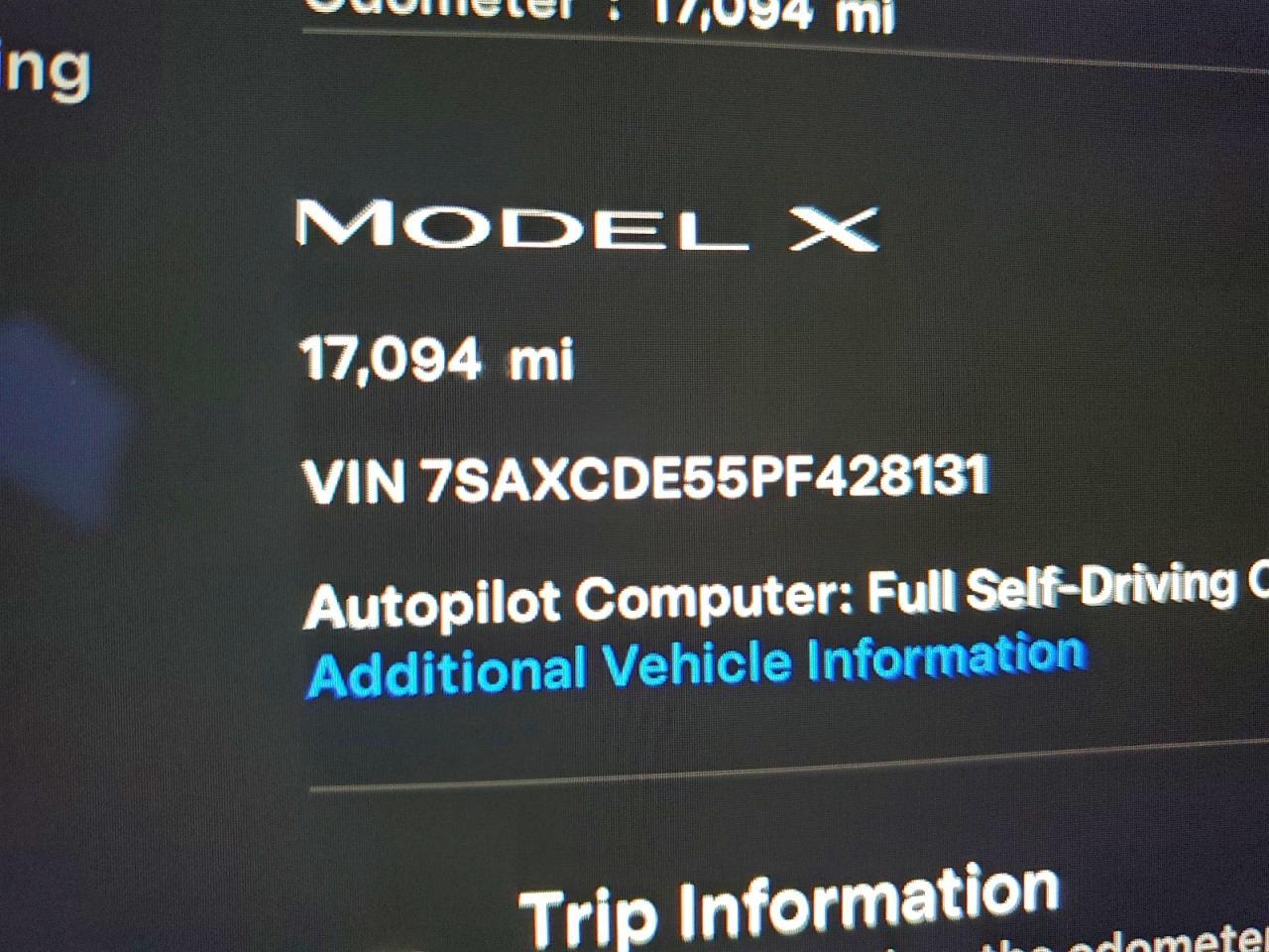 2023 TESLA MODEL X