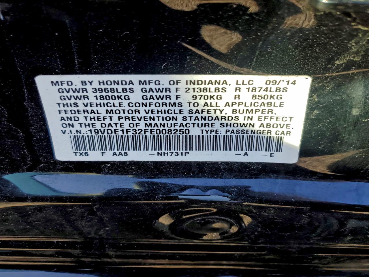 2015 ACURA ILX