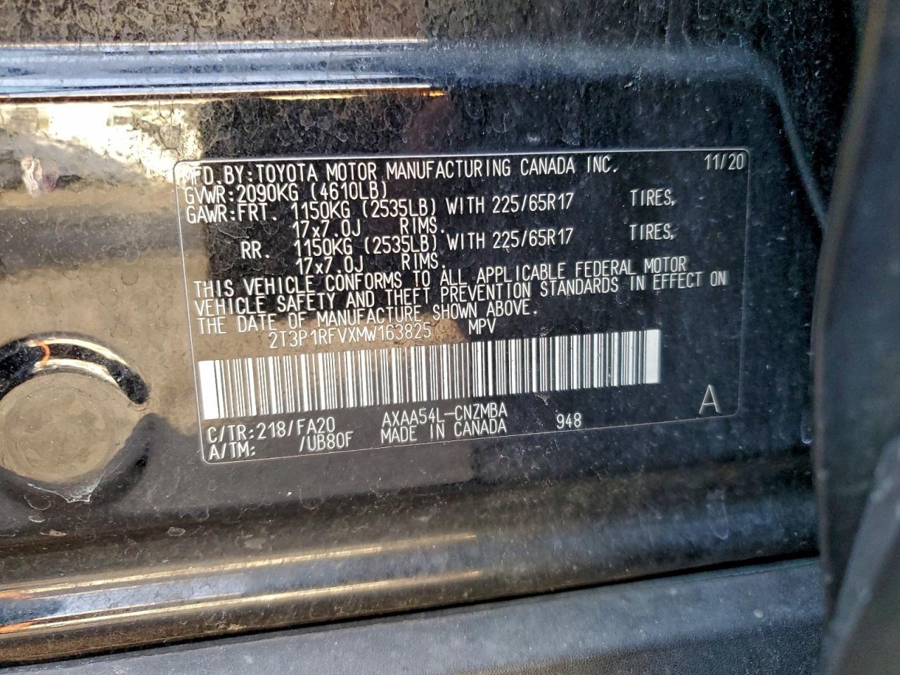 2021 TOYOTA RAV4