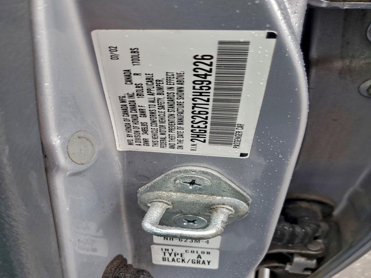 2002 HONDA CIVIC