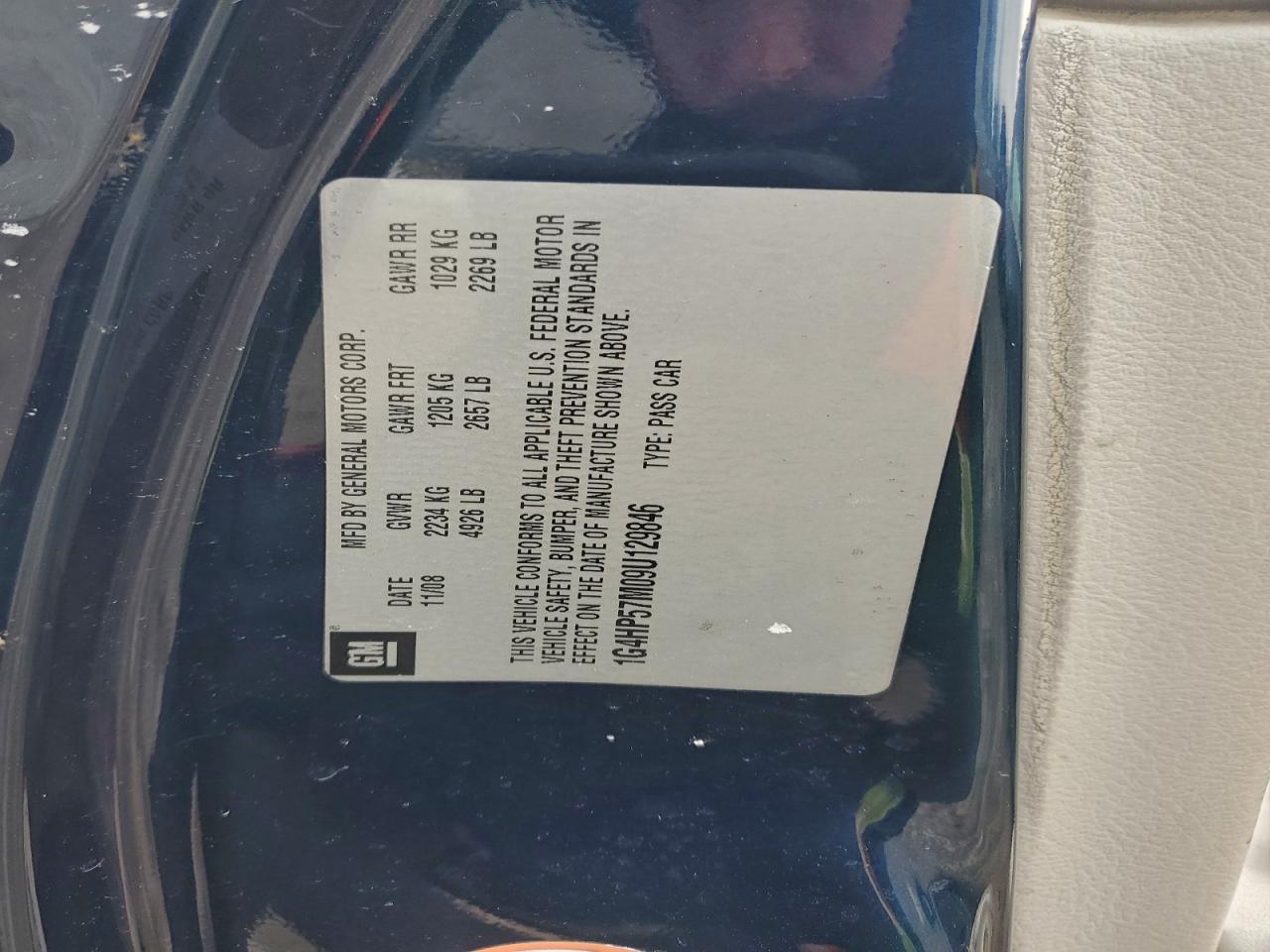 2009 BUICK Lucerne