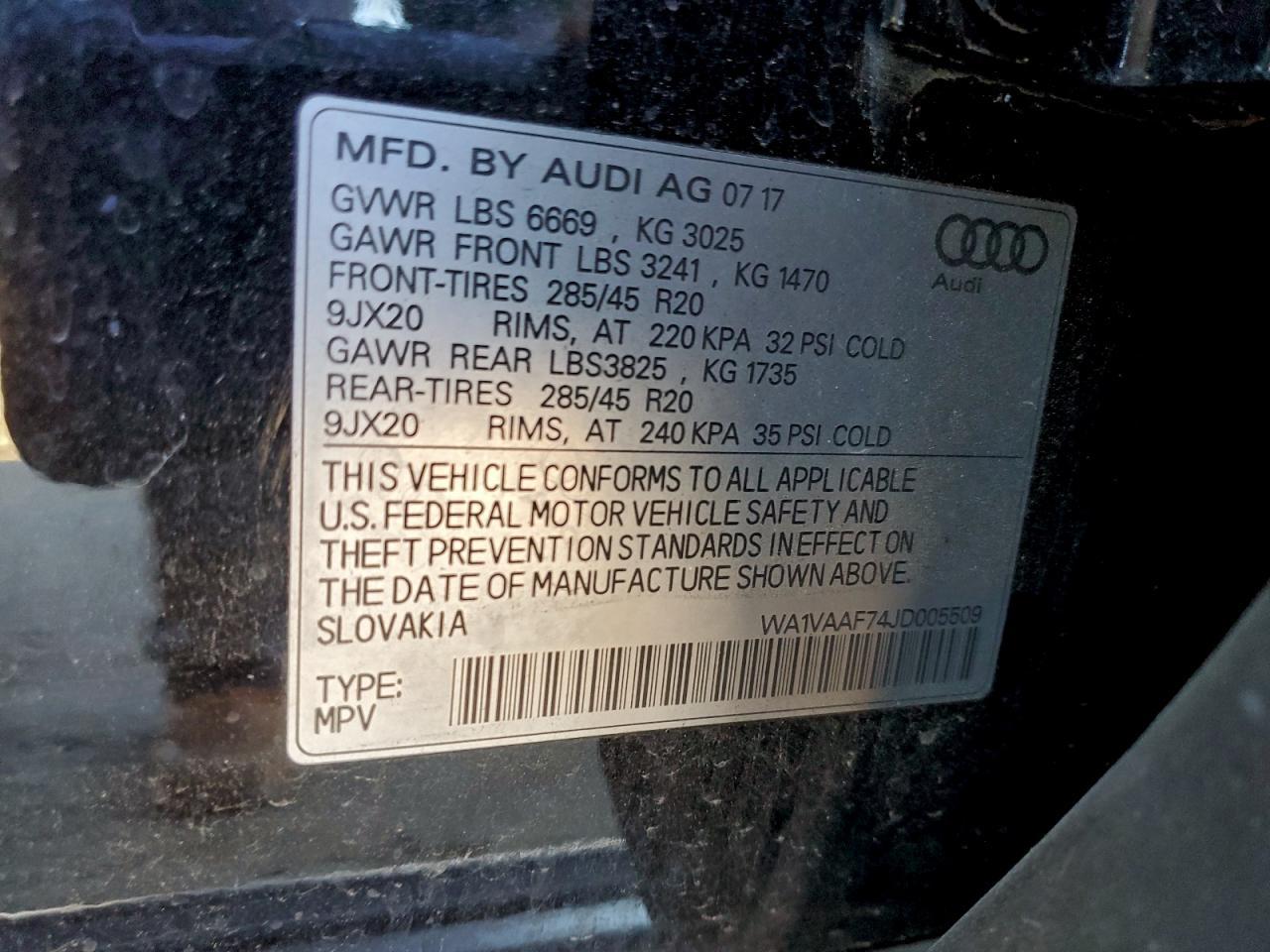 2018 AUDI Q7