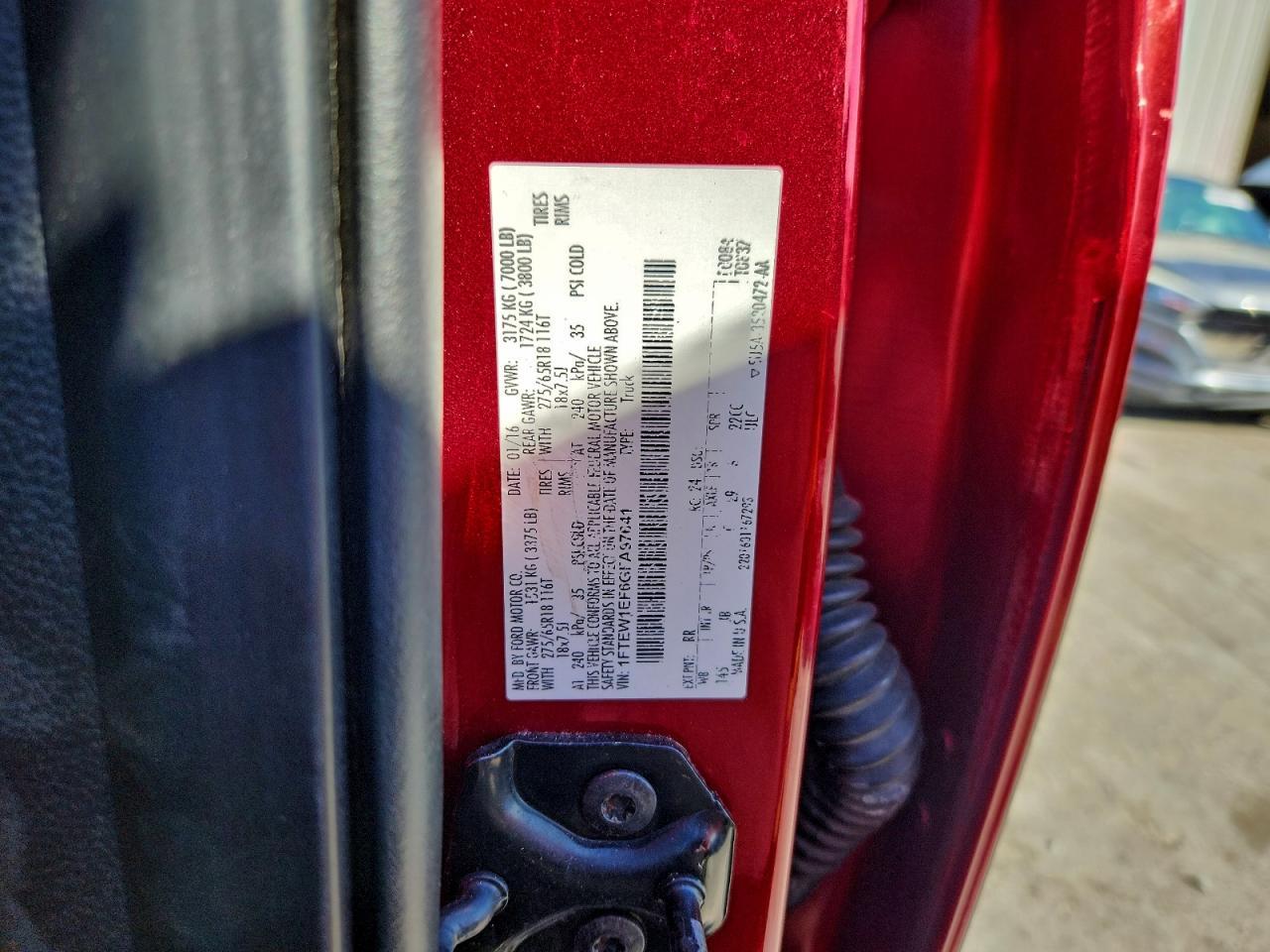 2016 FORD F-150 Lightning