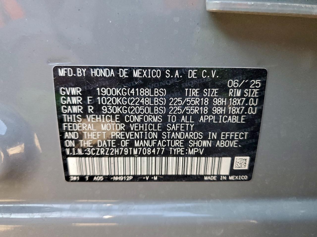 2026 HONDA HR-V