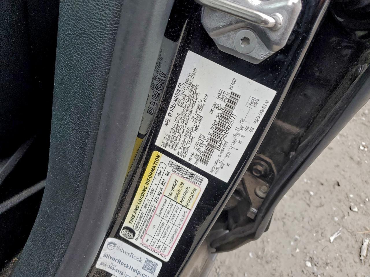 2017 FORD FUSION