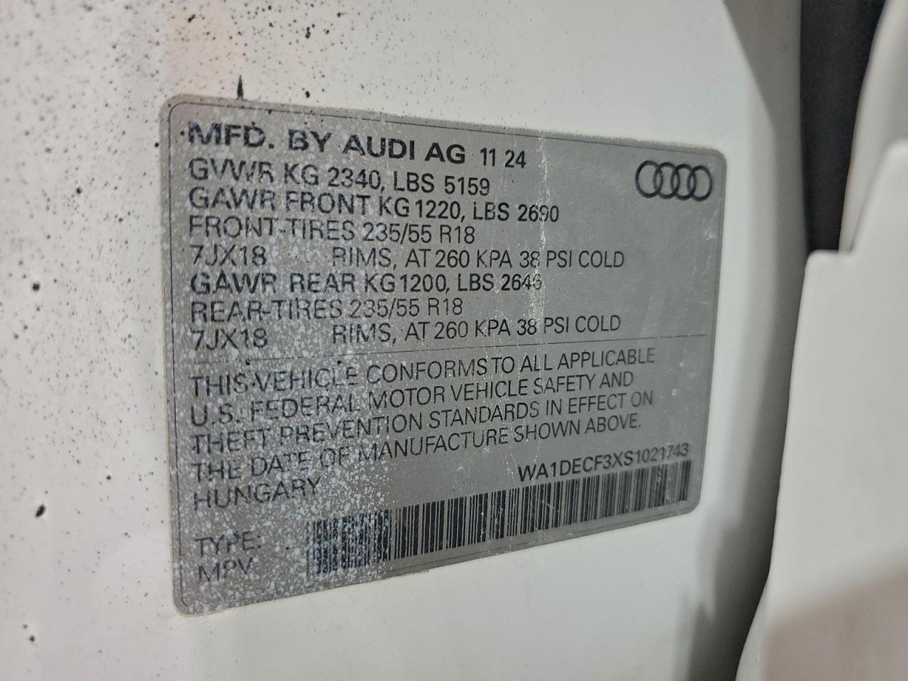 2025 AUDI Q3
