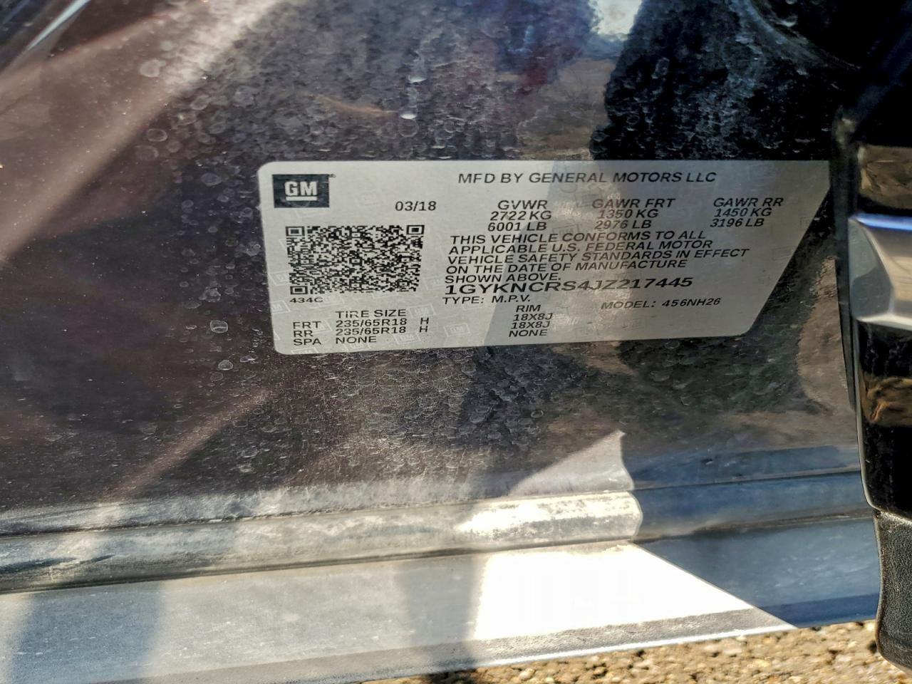 2018 CADILLAC XT5