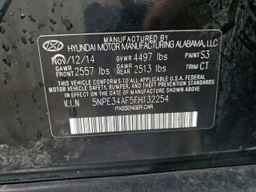 2015 HYUNDAI SONATA