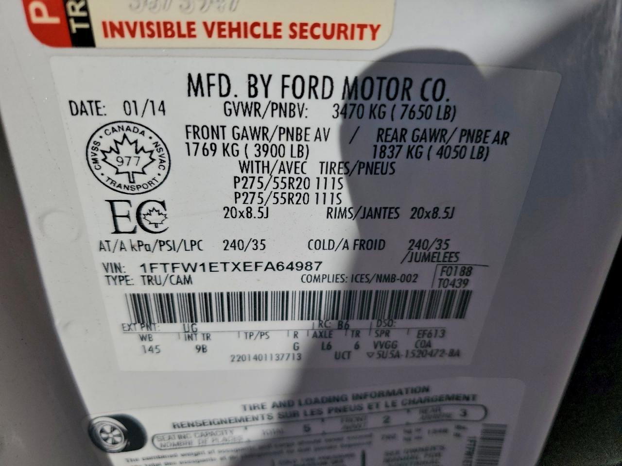 2014 FORD F-150