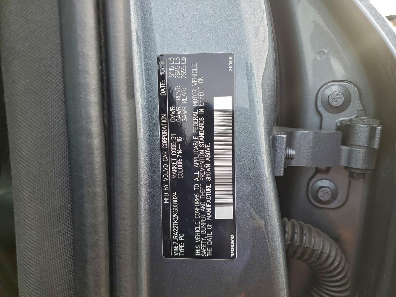 2019 VOLVO S60