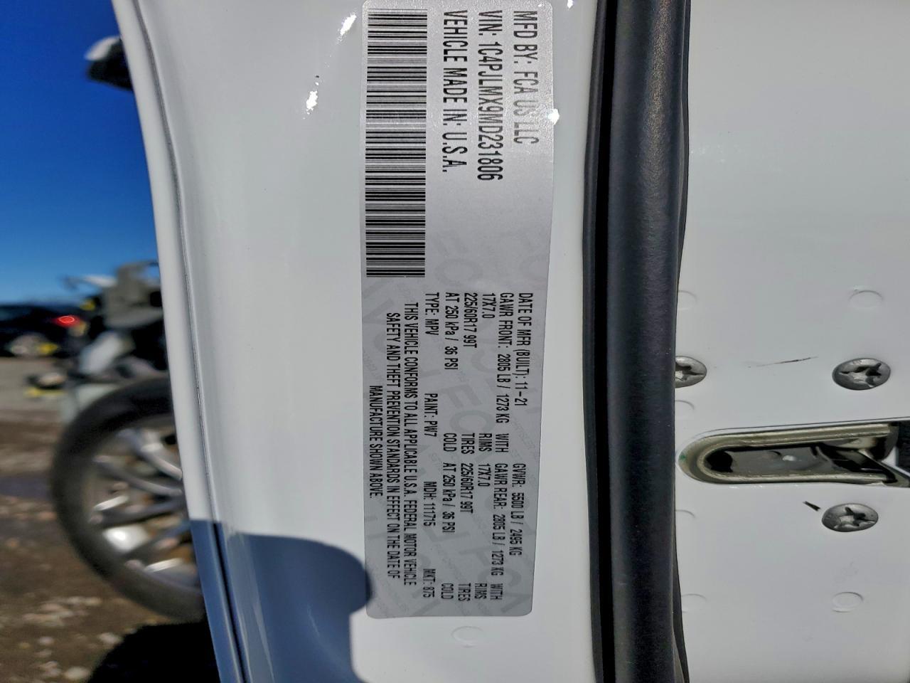 2021 JEEP CHEROKEE