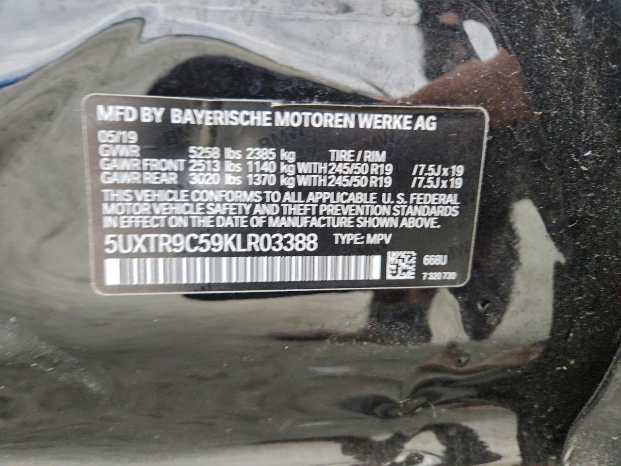 2019 BMW X3