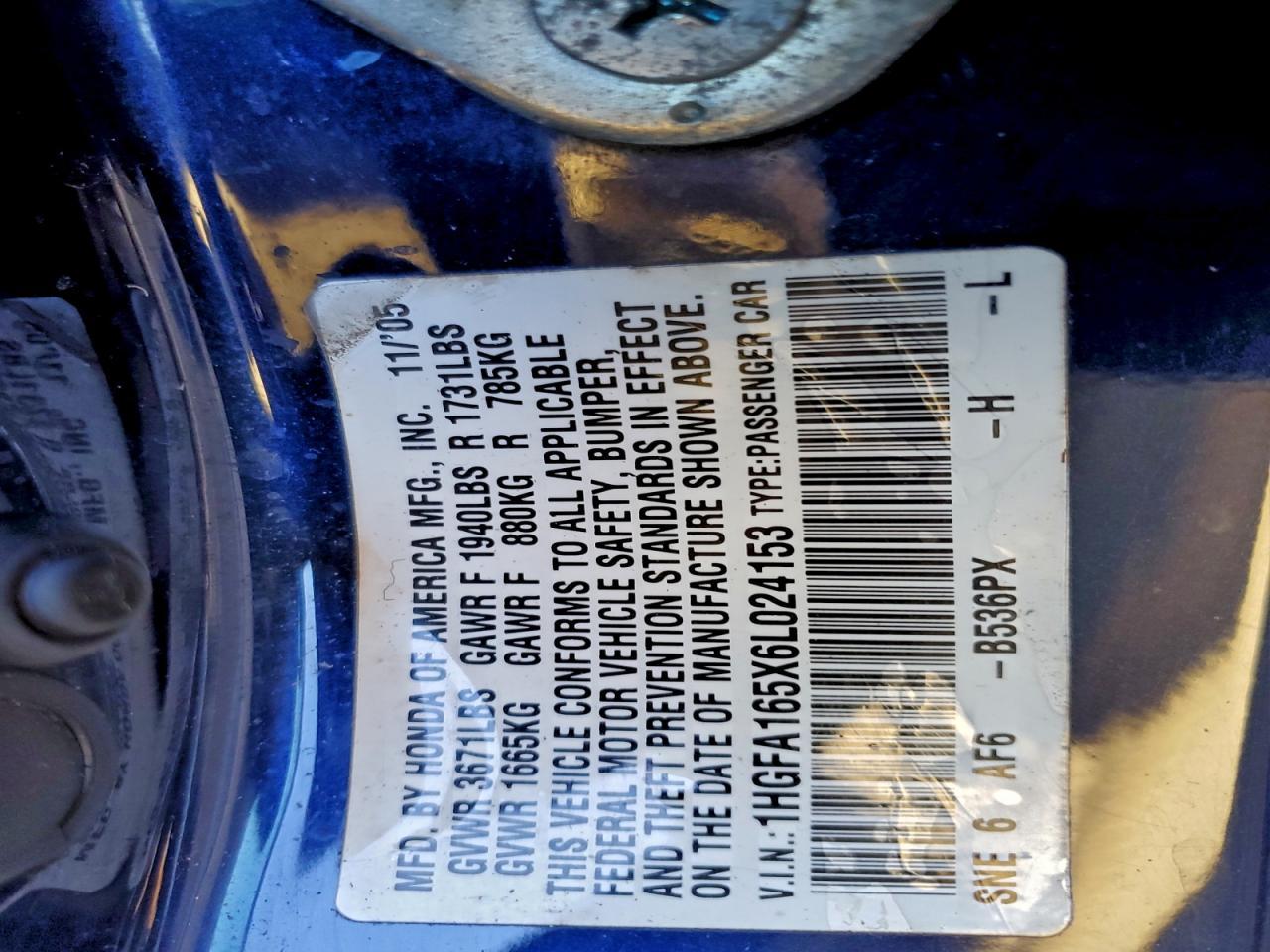 2006 HONDA CIVIC