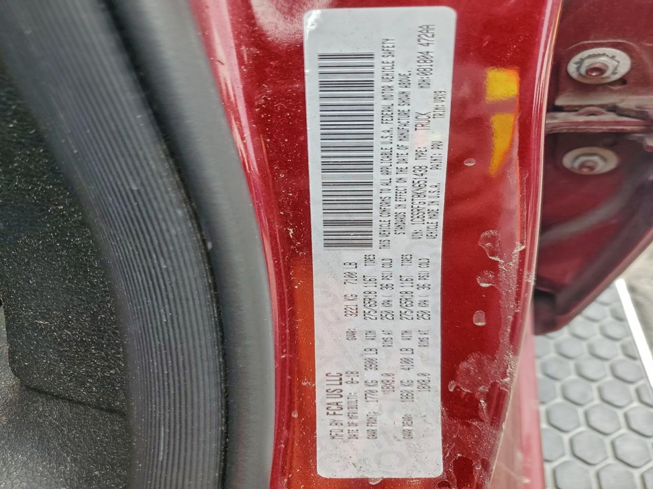 2019 RAM 1500
