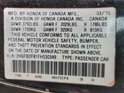 2015 HONDA CIVIC