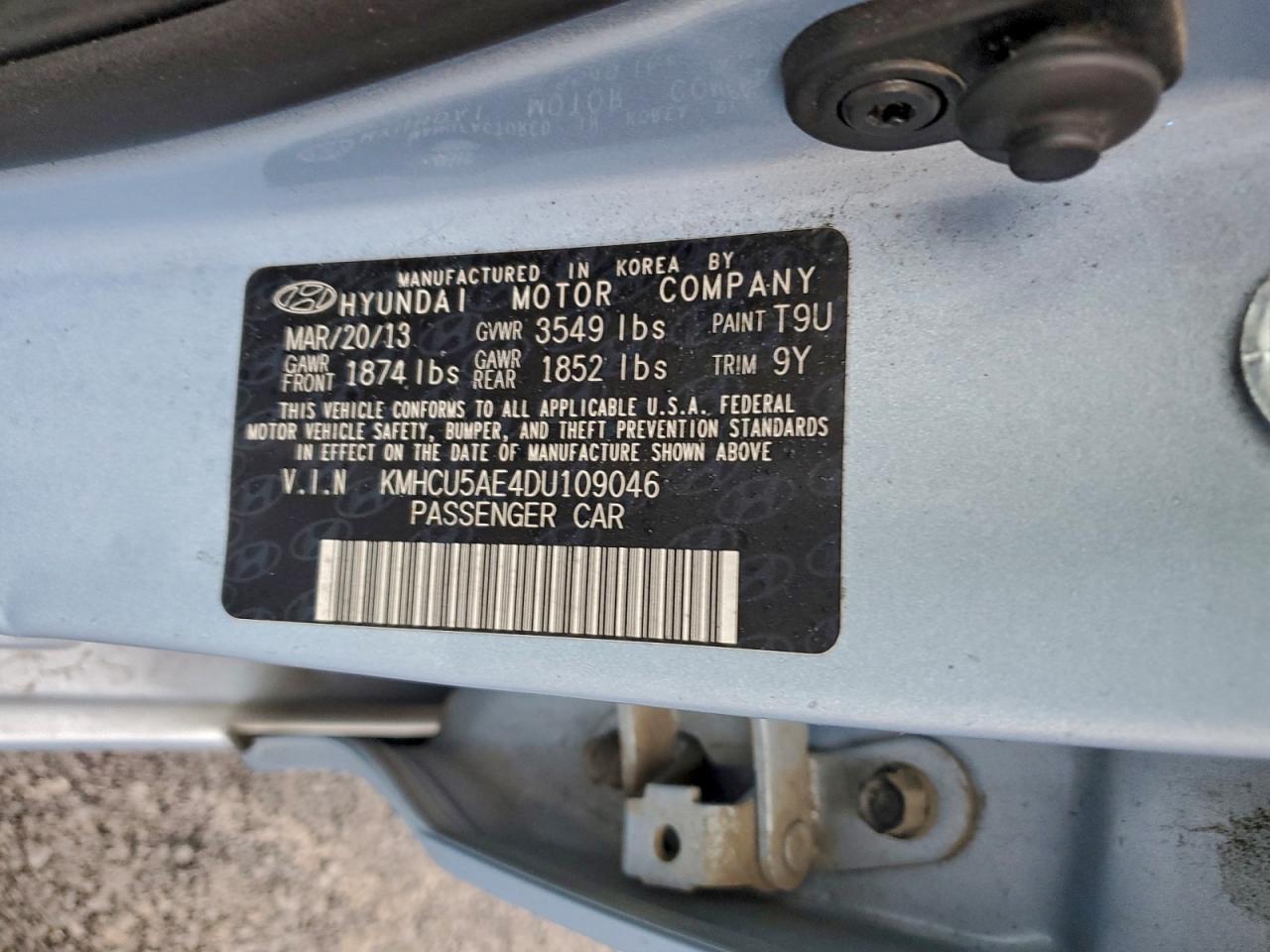 2013 HYUNDAI ACCENT