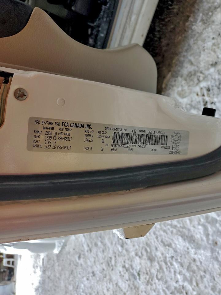 2016 DODGE GRAND CARAVAN