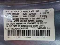 2013 HONDA ACCORD